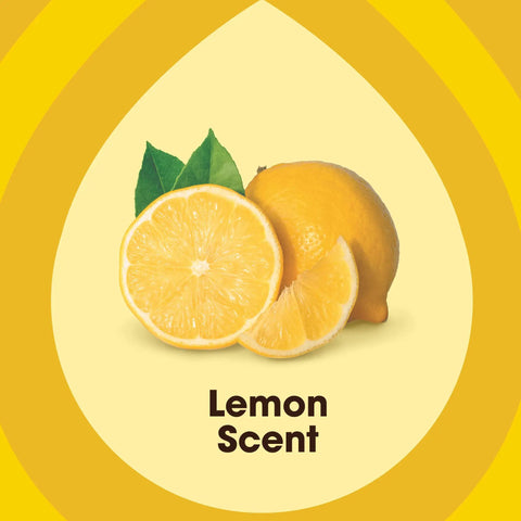 Lemon scent illustration for Expert Care Wood Wipes With Lemon Scent For Quick Shine And Protection Of Sealed Wood, Leather, Granite