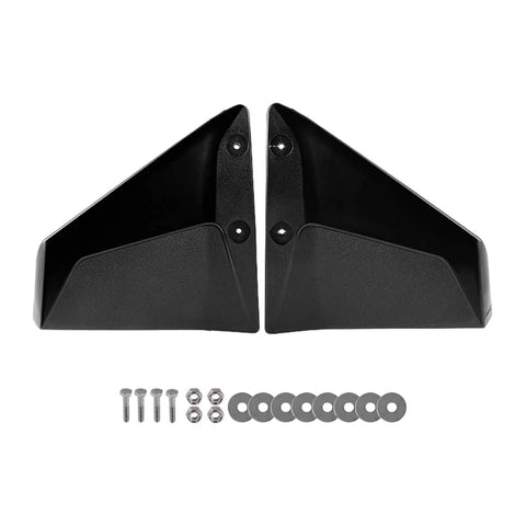 Hydrofoil Stabilizer Kit For External Boat Motors With Anti Cavitation Design, Improves Stability, mounting screws, washers displayed