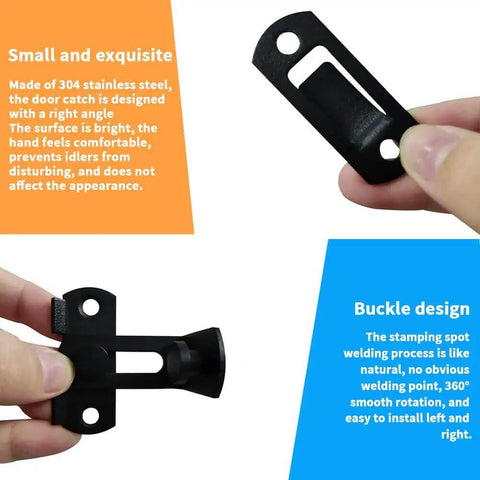 90 Degree Barn Door Lock For Sliding Doors And Windows Right Angle Lock Bolt Cam Lock Built From Carbon Steel with Coating