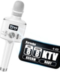 H100 Karaoke Microphone with Screen AI Vocal Remover and Dope Voice Changer with echo control and screen interface