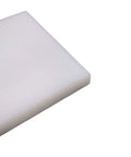Pro-Grade Heavy-Duty UHMW-PE Plastic Sheet Plate Natural White 10mm Thick 3.937 By 3.937 Inches Durable White Sheet