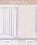 Extra Wide Baby Gate And Play Yard For Pets Or Kids, Adjustable From 35.8 To 78.74 Inches, 29 Inches Tall, Foldable Panels