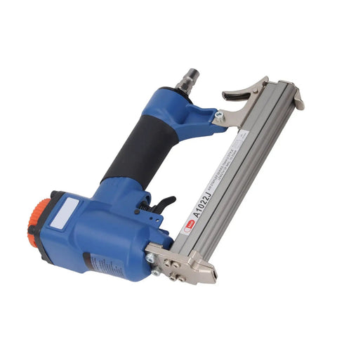 Kickass Heavy Duty Pneumatic Brad Nailer 20 Gauge Aluminum Alloy Power Tool with anti-jam tech, designed for smooth shooting and fine trim work.