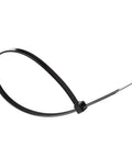 Heavy Duty 18 Inch Cable Ties Pack Of 50 Black for home office garden tethering with self-locking fastener, weather resistant
