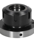 Heavy Duty ER50 Collet Chuck With 100Mm Diameter And Seven Holes For Lathe Milling CNC Machine Tool Made From Carbon Steel for durable cutting, close-up view.