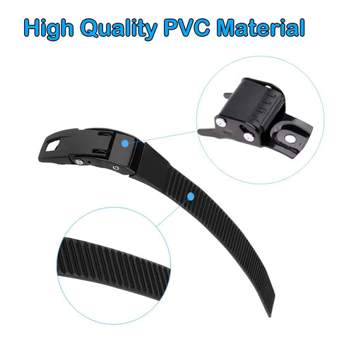 Inline Skate Replacement Straps With Screws And Nuts Included No Fuss Durable PVC Straps Kit showing strap details