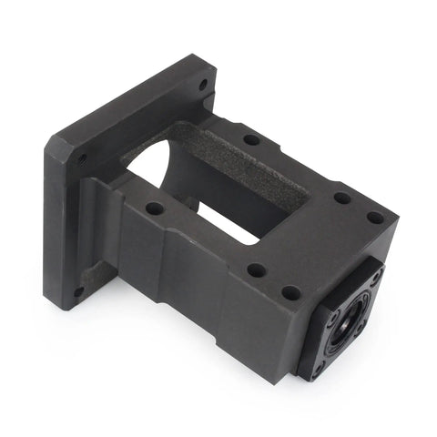 Sturdy Nema 34 Stepper Motor Mounting Bracket BK15 Ballscrew Fixed End Built For Ultra Precise Alignment Easy Install And Rock Solid Coaxial Mounting For Smooth High Torque Systems, black metal fixed-end bracket with 6001 bearings