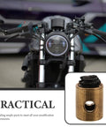 Clutch Line Core Clamp Kit, 20 Pcs Metal Throttle Cable Nipples, Universal Fit For Motorcycle And Scooter with hollow core design