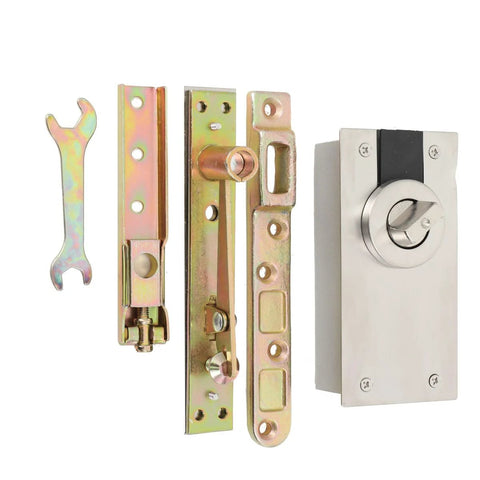 Heavy Duty Door Pivot Hinges For Wood Doors And Hidden Bookcases, Cozyel 360 Degree Rotary Up And Down Install set with wrench