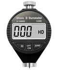 Digital Durometer Hardness Tester For Rubber Silicone And Plastic With 0-100 HD Scale Lightweight ABS Body Portable With Storage Case For Easy On Site Testing, front view