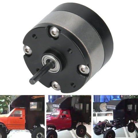 RC Car Planetary Gear Reducer for Caterpillar Type Drives, Metal Gearbox Shaft Gear Motor, 36mm Diameter Geared Motor