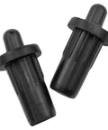 Heavy Duty Black Plastic Shutter Pins from the Rock Solid Cabinet Door Repair Kit for DIY cabinet repairs.