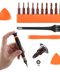 10 In 1 Interchangeable Magnetic Torx Screwdriver Set With Magnetic Handle And 10 Bits T2 T3 T4 T5 T6 T7 T8 T9 T10 T15 For Phones