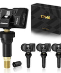 Ford TPMS Tire Pressure Sensor 315MHz 4 Pack For F150 F250 F350 Explorer Edge Escape Expedition Bronco 2015 To 2024 No Hassle Easy Install OE Style Replacement Kit, black sensor set
