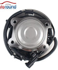 Rear Wheel Hub And Bearing Assembly With ABS For Dodge Grand Caravan 2012 2020 Chrysler Town And Country 2012 2016 Volkswagen Routan 2012 2013 Ram CV 2012 2015 5 Lug 2 Pack Drop In Replacement Built To Last Ready For Road top view