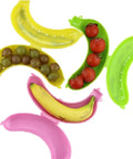 Reusable Banana Keeper Guard With Secure Snap Lid Keeps Bananas Fresh And Prevents Bruising For Tailgate Days Camping Trips And Backyard Hangouts Portable Fruit Travel Case with fruits inside.