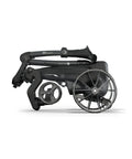 Top Tier Remote Control Electric Golf Push Cart With A Slick Automotive Design And Rock Solid Adjustable Speeds Featuring A Wide Digital Display For A No Sweat Round On The Course Daily, folded view.