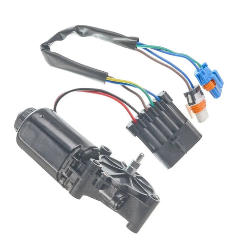 Left Driver Side Headlight Motor Assembly Replacement For Chevrolet Corvette C5 2000 To 2004 5.7L V8 connector and motor view