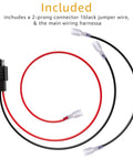 24 Volt Battery Wiring Harness Kit With Insulated Terminals And 2 Prong Connector For Electric Bicycles Replacement Part