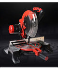 10 Inch Portable Electric Table Saw 1800W Aluminum Cutting Machine Featuring 45 Degree Miter Capability with precise cutting features.