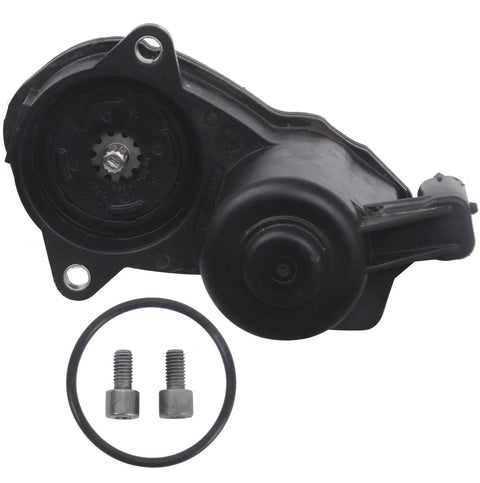 Rear Parking Brake Actuator For 2016 2017 Chevrolet Bolt EV Volt Direct Replacement Electric Handbrake Motor front view with bolts and seal.