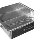 128S Gear Change Tray For Gearheads, Heavy Duty Gear Shift Organizer with slots, shown in silver metal, side angle view