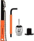 Bike Cassette Removal Tool Set With Chain Whip And Auxiliary Wrench For Freewheel And Sprocket Removal, Lock Ring Extractor