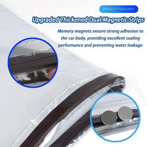 Image of a Slick Magnetic EV Charger Cover For Jeep Wrangler 4xe, showcasing upgraded thickened dual magnetic strips for secure sealing.