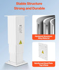 VEVOR Electric Lifting Column System with hardened aluminum alloy, reinforced steel plate, and stable structure.