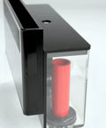 Eclipse Slim Aquarium Overflow Box Large For Ultra Quiet Water Transfer To Sump Sump Saver, durable black and clear design
