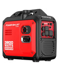 Portable Inverter Generator Pumping Out 3800 Start And 3200 Run Watts Of Smooth Clean Power For Laptops And Electronics features a red exterior.