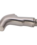 Universal Kitchen Sink Spray Attachment Pull Out Faucet Sprayer Head Brushed Nickel Finish ergonomic sprayer head with thumb trigger control.