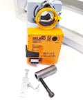 Three Wire Motor Retrofit Kit For Dampers 24VAC Compatible With Honeywell M847D Damper Motors M847D1004 M847D1012 Fast DIY Install Ships Same Day Easy To Install In Tight Spaces showing components