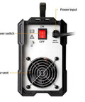 Back view of 160A MMA Beast Arc Welder With IGBT Inverter And Digital LCD Display Hot Start Anti-Stick Arc Force For Easy Home Shop Welding showing power switch and vent