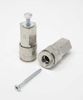 Locking Air Tool Holders Five Pack For One Quarter Inch Pneumatic Tools, Pro Grade Automatic Locking, with screw detail