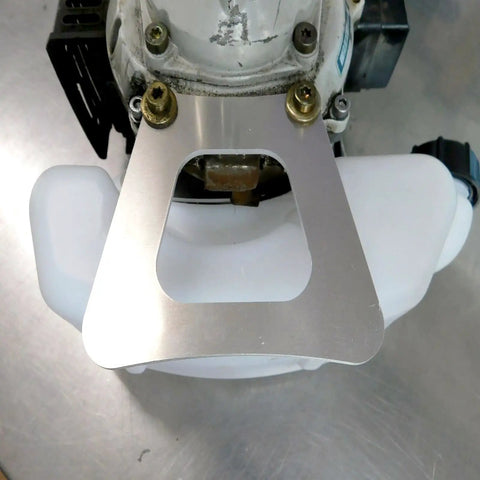 Top view of Retro Fit Gas Fuel Tank Kit for FS106 Trimmer with Mounting Accessories Replacement ABS Tank 4126 350 0400