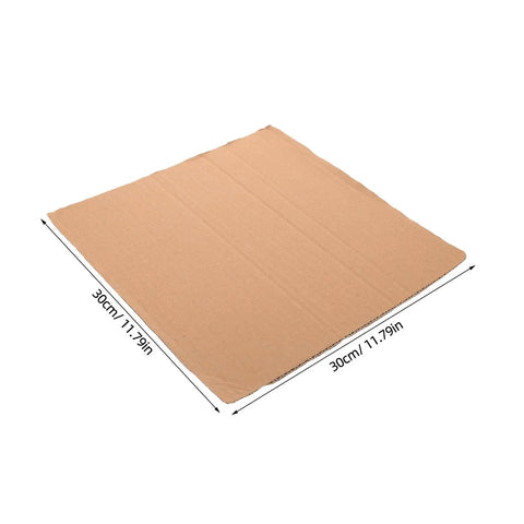 Corrugated Paper Pads 12 Pack Square 11.8x11.8 Inches Shipping Box Liners Cushioning For Glassware And Electronics Packaging Universal Compatibility And Stable Stacking Filler