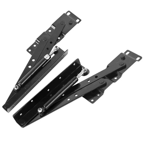 4 Pack Lift Up Top Hinges With 150N Gas Spring Coffee Table Lift Mechanism For Smooth Rise And Drop Easy Install Redrilled Holes Furniture Hardware