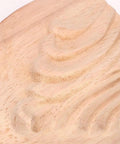 Close-up of carving detail on 4 Pack European Style Dope Carved Cabinet Legs, Solid Wood Furniture Feet for Tables, Sofas, Closets, 12 x 6 cm