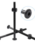 Drop Dead Solid Heavy Duty Carbon Steel M6 Bunk Bed Bolts And Barrel Nut Kit With Hex Wrench Four Inch Black bolts viewed from the side.
