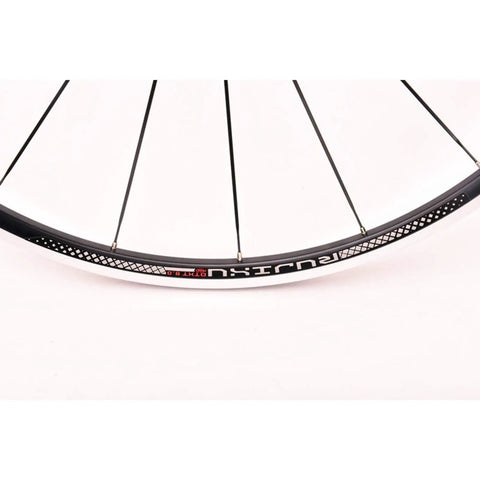 Close-up of Ultra Light Carbon Wheelset For Road Racing 700C, aluminum rim, 21.2mm width, designed for speed and climbing.