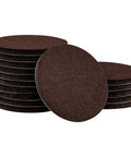 1.5 Inch Round Felt Furniture Sliders For Hard Surfaces With Self Adhesive Backing Noise Reducing Moving Pads Set Of 16 Brown