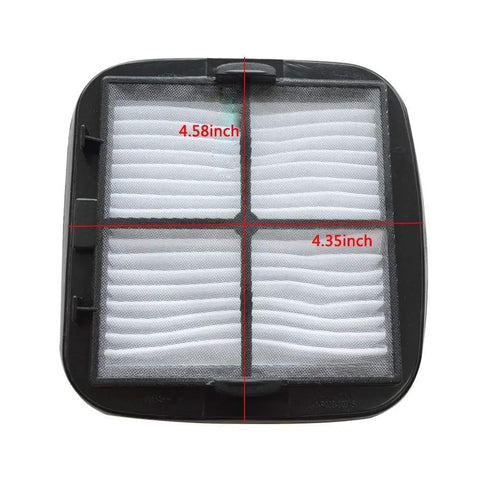 Replacement HEPA Filter For Bissell CleanView Vacuums 4 Pack Drop In No Brainer Fit Restores Suction And Airflow black frame filter