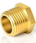 Brass Pipe Fitting Reducer Kit One Inch NPT Male To Three Quarter Inch NPT Female Adapter Hex Bushing, Heavy Duty