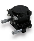 Motorized Rotary Positioning Stage With 60 Manual Displacement Table, Pro Grade Precision Lifting Slide XZR60R close-up view