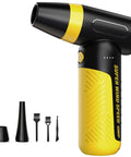 Kickass Electric Air Duster And Blower For PC And Car Cleaning, 150000 RPM Turbo Fan Delivers 50 Meters Per Second Air