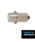 High Power LED Upgrade Bulb For C And D Cell Flashlights 74 Lumen Soft White Replacement Long Lasting LED Light Bulb