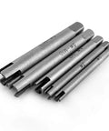 Tap Extractor Set 4 Flute Broken Head Remover For Stripped Taps Durable Steel 5 Piece Kit with M5 M6 M7 M8 sizes