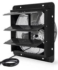 14 Inch Shutter Exhaust Fan Wall Mount With Aluminum Blades 1.65 Meters Power Cord Kit Up To 1950 CFM Beefy Pro Grade Vent Fan