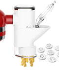 Upgrade Your Pasta Game With This Gourmet Press Attachment For Stand Mixers and 7 plates for pasta making